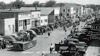 Rodeo Days parade down Main Street, Beulah, North Dakota, 1948. (Photo courtesy of Edith Christman)