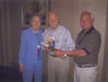 Cleora & Arthur Flegel and Harold Ehrman with new book, American Historical Society of Germans from Russia Convention, Oklahoma City, Oklahoma, August, 2005.