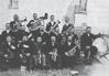 Brass band at Grossliebental, circa 1902.
