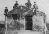 The first sod house in the Leipzig area.