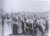 First wedding performed in St. Gertrude Catholic Church, Grant County, North Dakota, October 7, 1914, Lorenz Loeb married Emma Ternes and Edward Ternes married Rosa Erker
