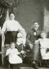 Margita and Juan Kroneberger with their three eldest children; Justina, Miguel and Margarita. About 1918 in Argentina.