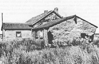 Anton Masset sod house with vestibule and low annex added later. McIntosh County, ND, circa 1900.