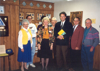 Peter Hilkes visiting the GRHS office in October 1993 with members of the Dakota Pioneer Chapter, Bismarck, ND.