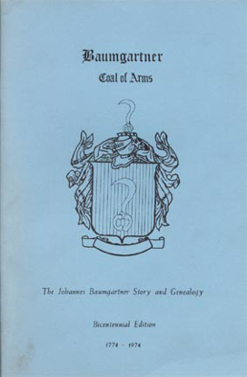 Cover of Johannes Baumgartner Story and Genealogy