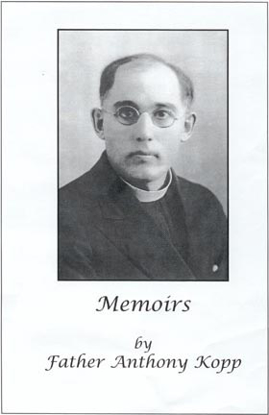 Cover of Memoirs of Father Anthony Kopp