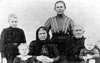 Johannes Kallmeier, one of the founders of the village of Tschemtschelly, Bessarabia, with his family.