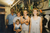Tom and Joyce Scherr and their daughters, Kristen, Alisha and Emily, at the milking parlor at their Zeeland, ND, farm.