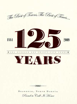 Cover of Braddock, North Dakota: 125 Years, 1884 - 2009
