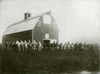 Fritz Bork barn and horses in Ray Township