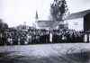 Roberts Revival Campaign held in the Weber barn next to the Catholic church, 1927.