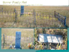 Family Plots such as this one are located throughout McPherson County. This photo shows a fence but many do not have standing fences. Other cemeteries have high grasses making identification of graves difficult.