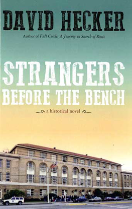 Cover of Strangers Before the Bench: A Historical Novel