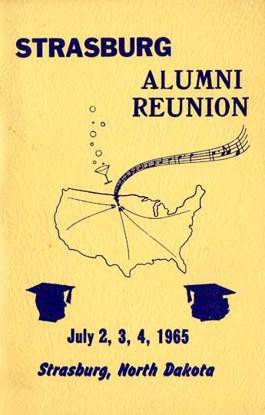 Cover of Strasburg Alumni Reunion: Strasburg, North Dakota