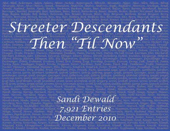 Cover of Streeter Descendants Then "Til Now"