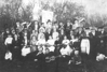 Chior and band in Klostitz, 1928.