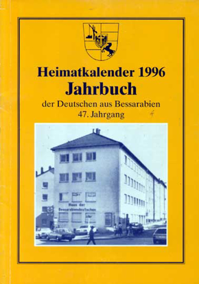 Cover of Bessarabischer Heimatkalender 1996