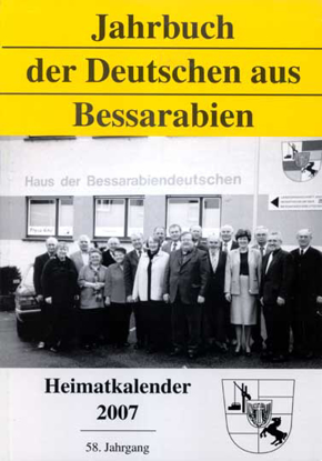 Cover of Bessarabischer Heimatkalender 2007: Jahrbuch der Deutschen aus Bessarabien