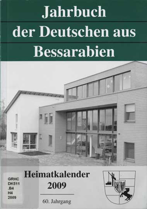Cover of Bessarabischer Heimatkalender 2009: Jahrbuch der Deutschen aus Bessarabien