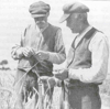 German farmers in Volhynia in the 1930s.
