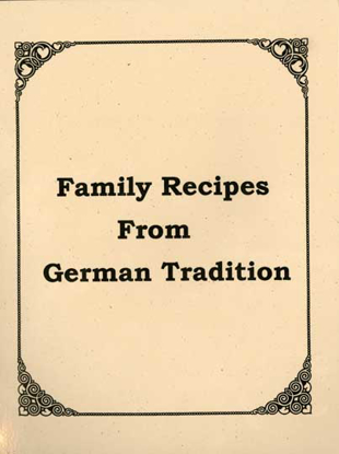 Cover of Family Recipes from German Tradition