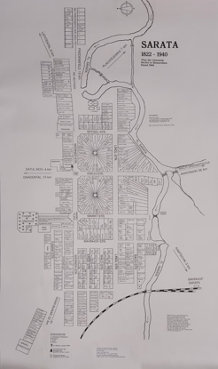 Sarata (version B): Village map of 1940