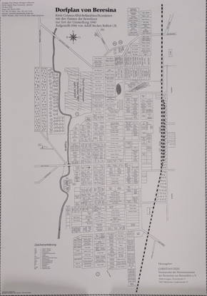 Beresina: Village map of 1940