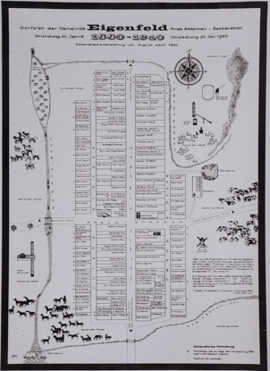 Eigenfeld (version B): Village map of 1940
