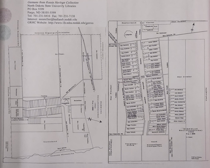 Halle (Alisowka) (Version B): Village Map of 1940