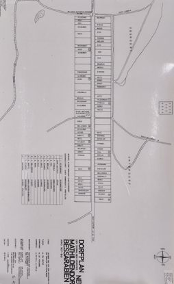 Mathildendorf, Neu: Village map of 1940