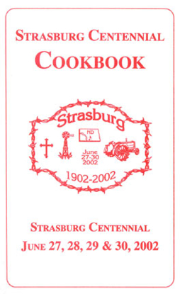 Cover of Strasburg Centennial Cookbook